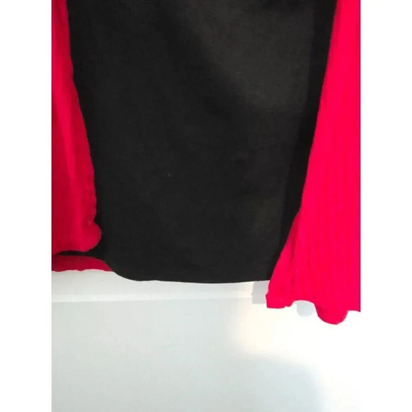 Kim Rodgers Red Black Cardigan M - Picture 5 of 7